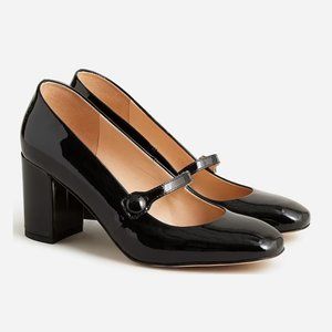 J. Crew Maisie Mary Jane heels in Italian patent leather